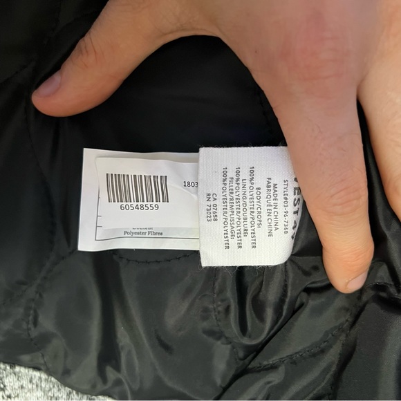 (S) West49 Jacket coat with chest pockets in grey - Picture 3 of 6